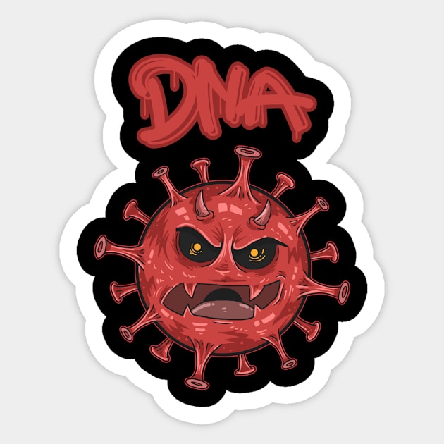 DNA #113 Sticker by DNA Tees